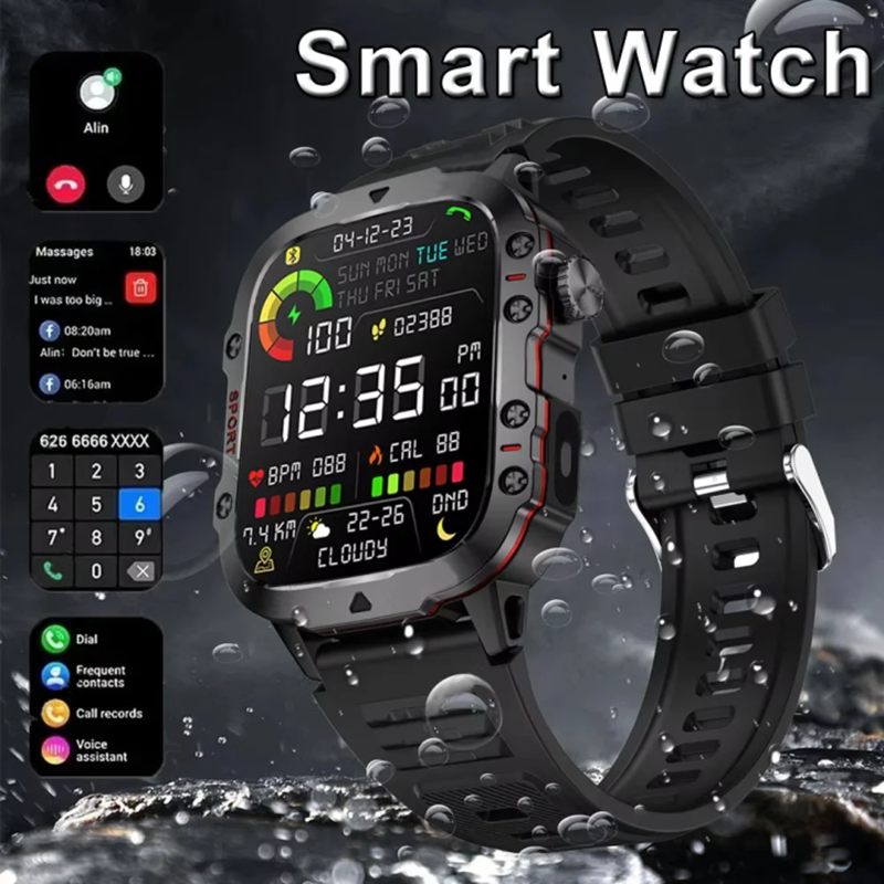Smartwatch X12 - 2026 New Smart Watch Men Bluetooth