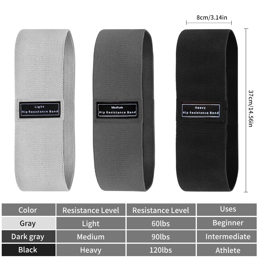 Milanaise Mesh Band - Fabric Resistance Hip Booty Bands Glute