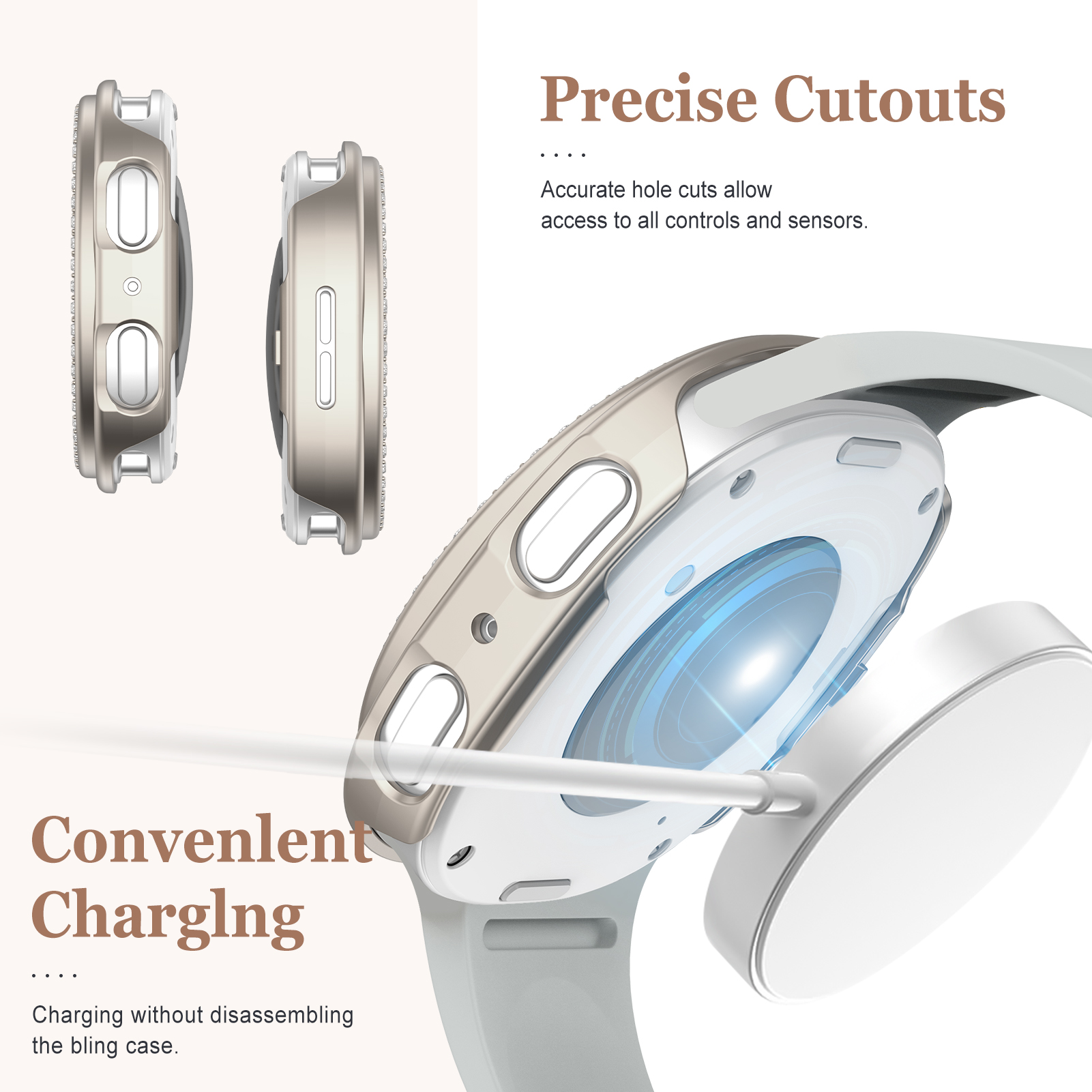 Diamond Case for Samsung Galax - đánh giá và giá Samsung Smartwatch Accessories