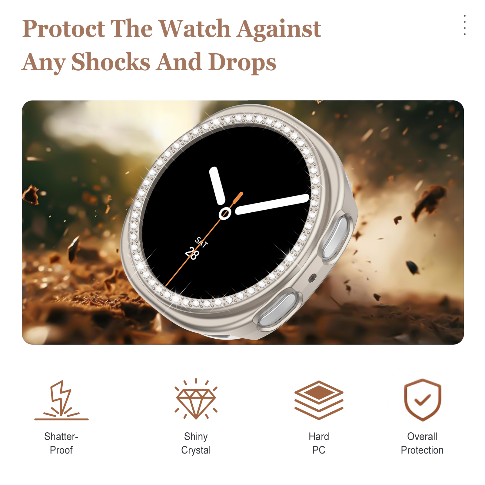 Diamond Case for Samsung Galax - đánh giá và giá Samsung Smartwatch Accessories