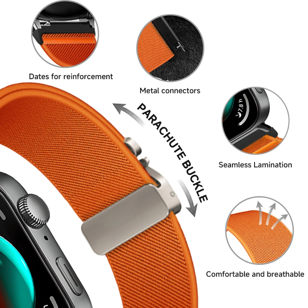 Parachute Buckle Nylon Band fo - đánh giá và giá Milanaise Mesh Band