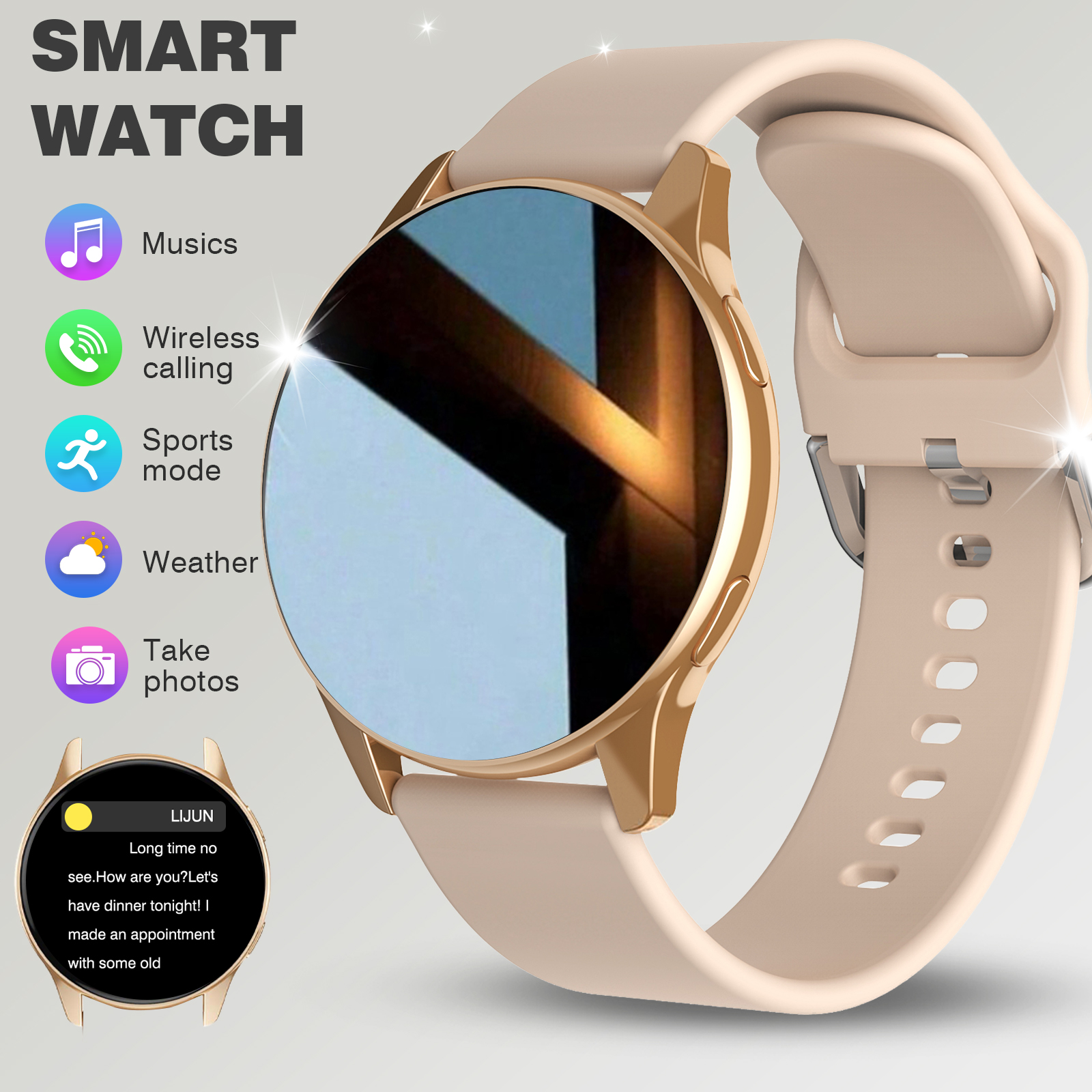 Smartwatch, Wireless Calling/D - đánh giá và giá Smartwatch Custom