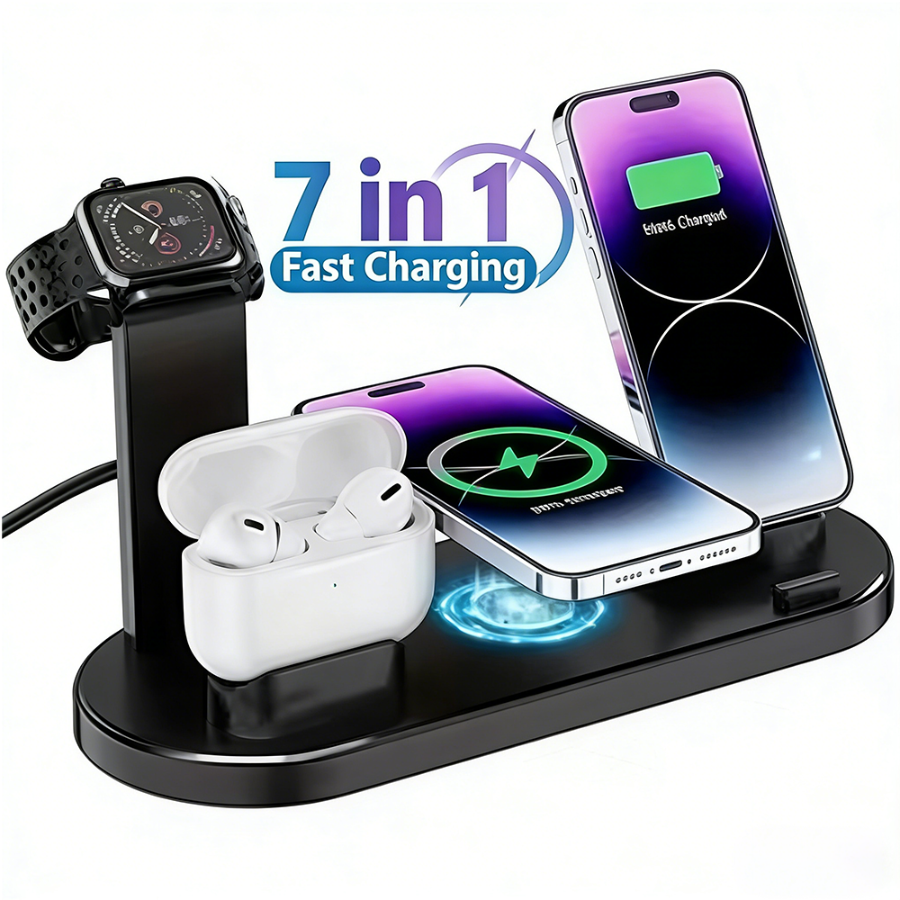 30W 7 in 1 Wireless Charger St - đánh giá và giá Watch Charger Cable