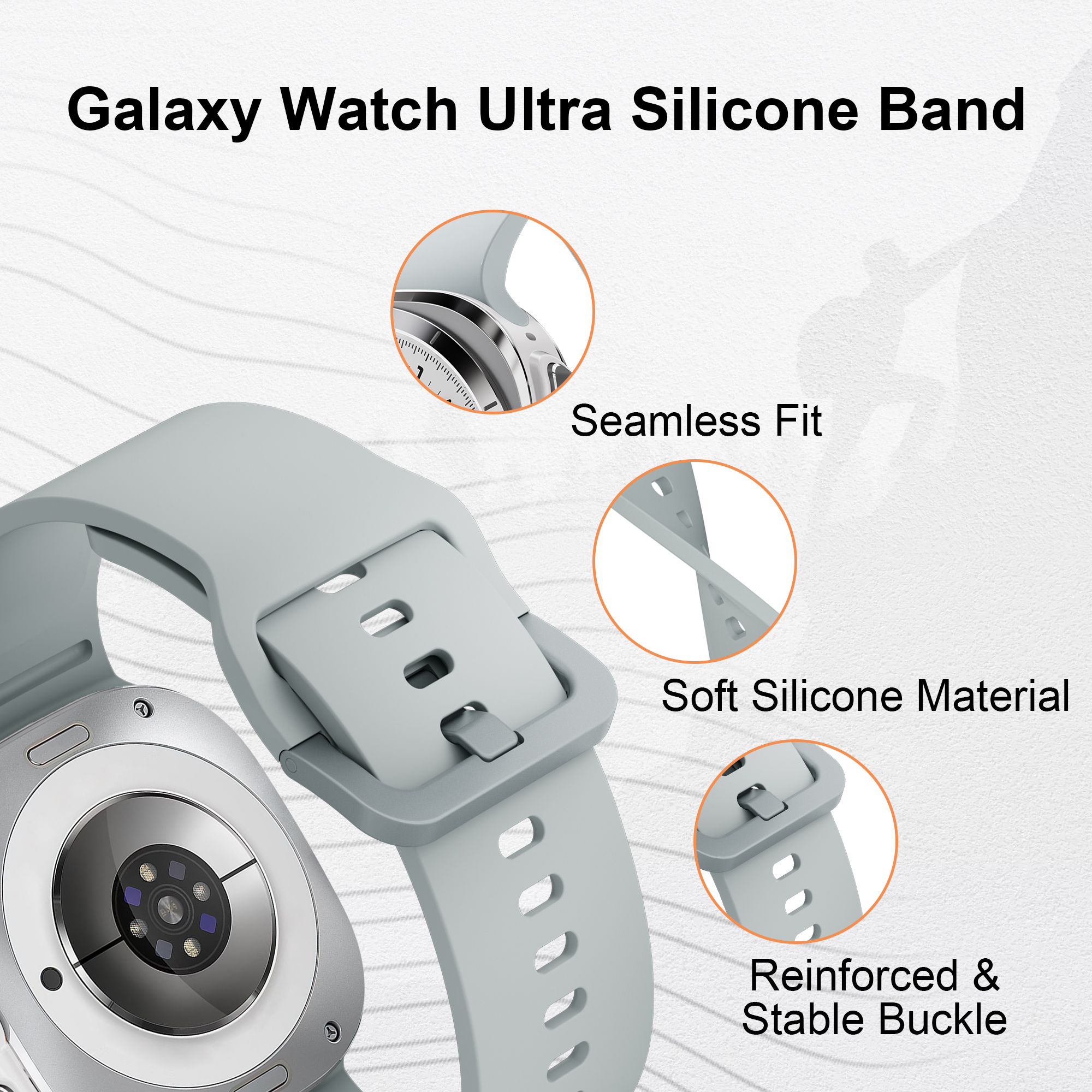 Original Silicone Band For Sam - đánh giá và giá Samsung Smartwatch Ultra Accessories
