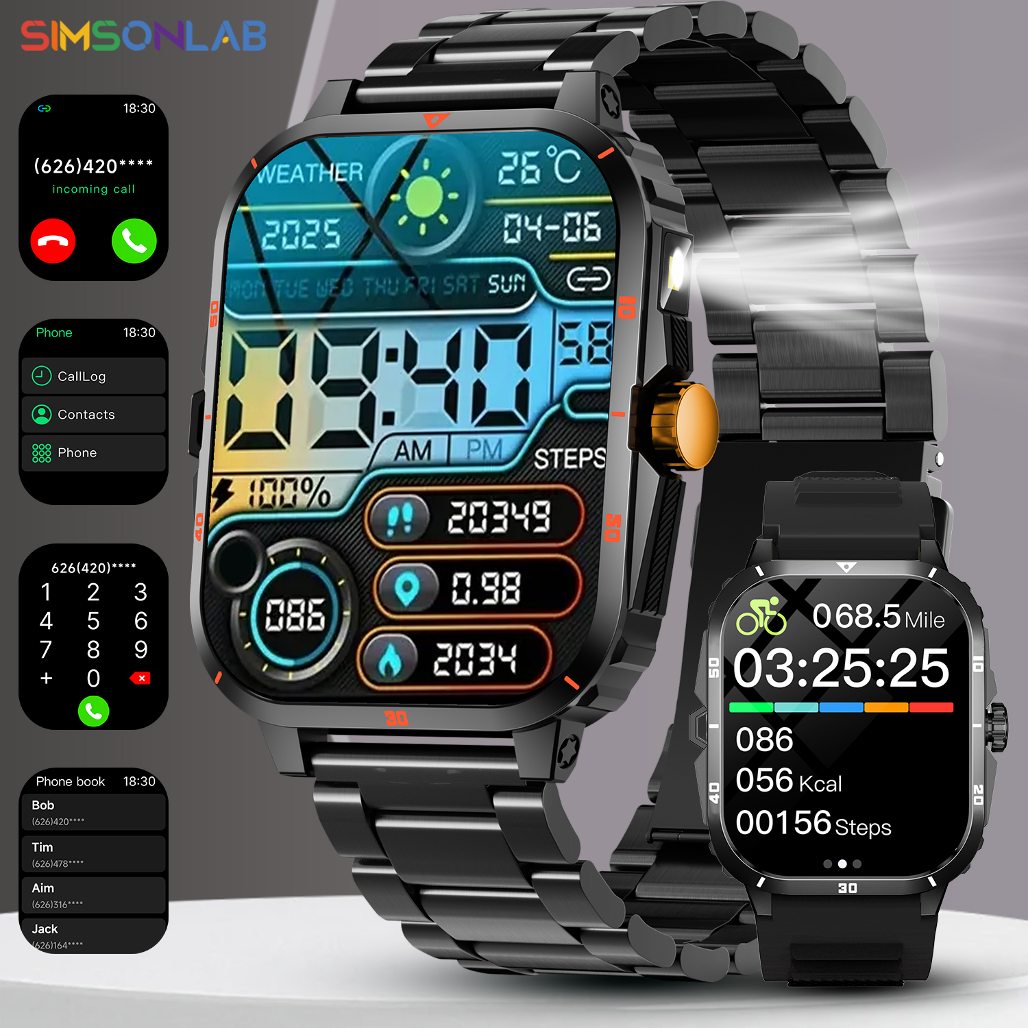 2025 NEW Military Smartwatch 2 - đánh giá và giá Smartwatch X12