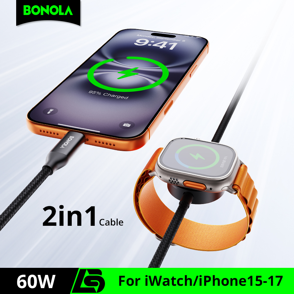 Bonola 2 in 1 Fast Watch Charg - đánh giá và giá Watch Charger Cable
