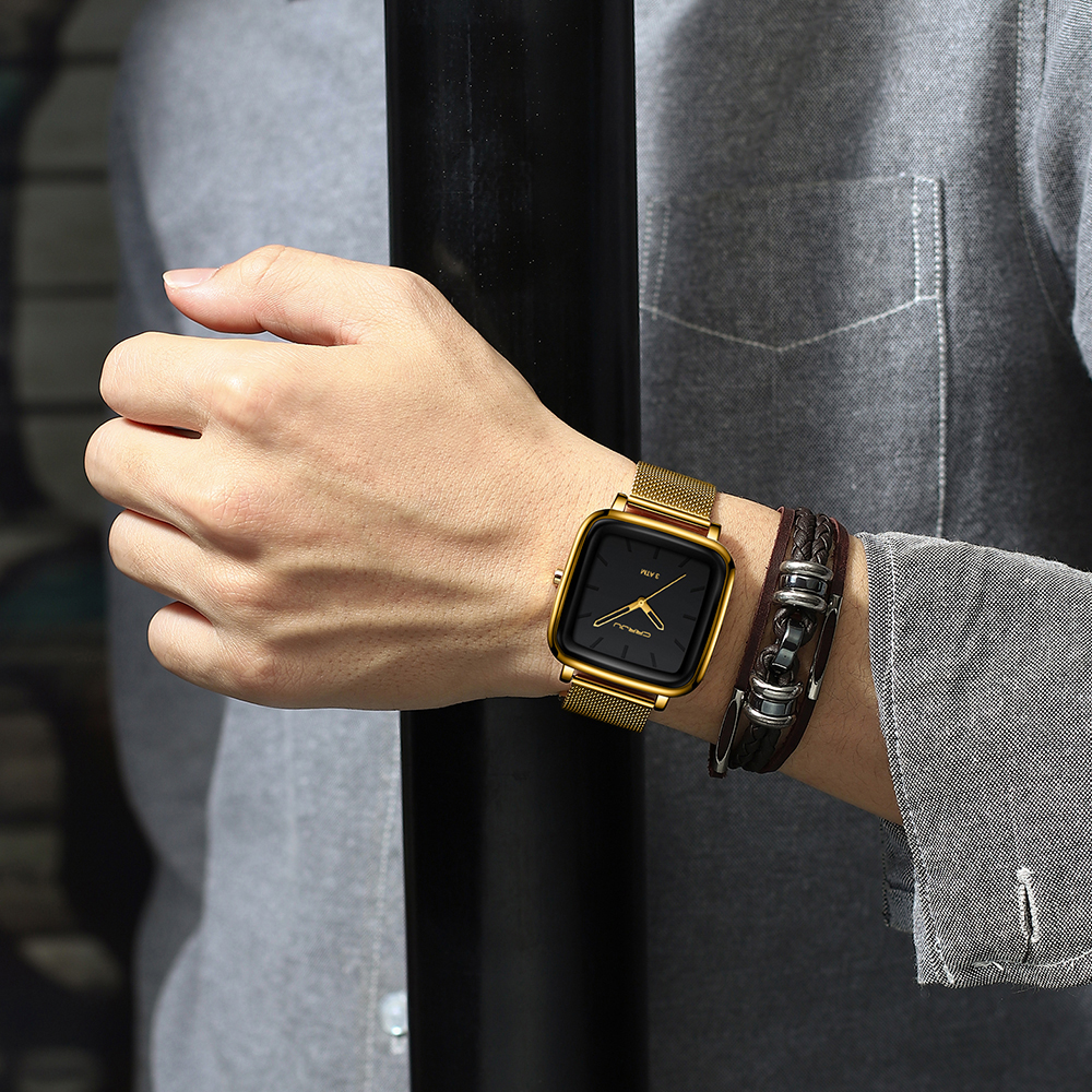 CRRJU Mens Watches Top Brand L - đánh giá và giá Stainless Mesh Band