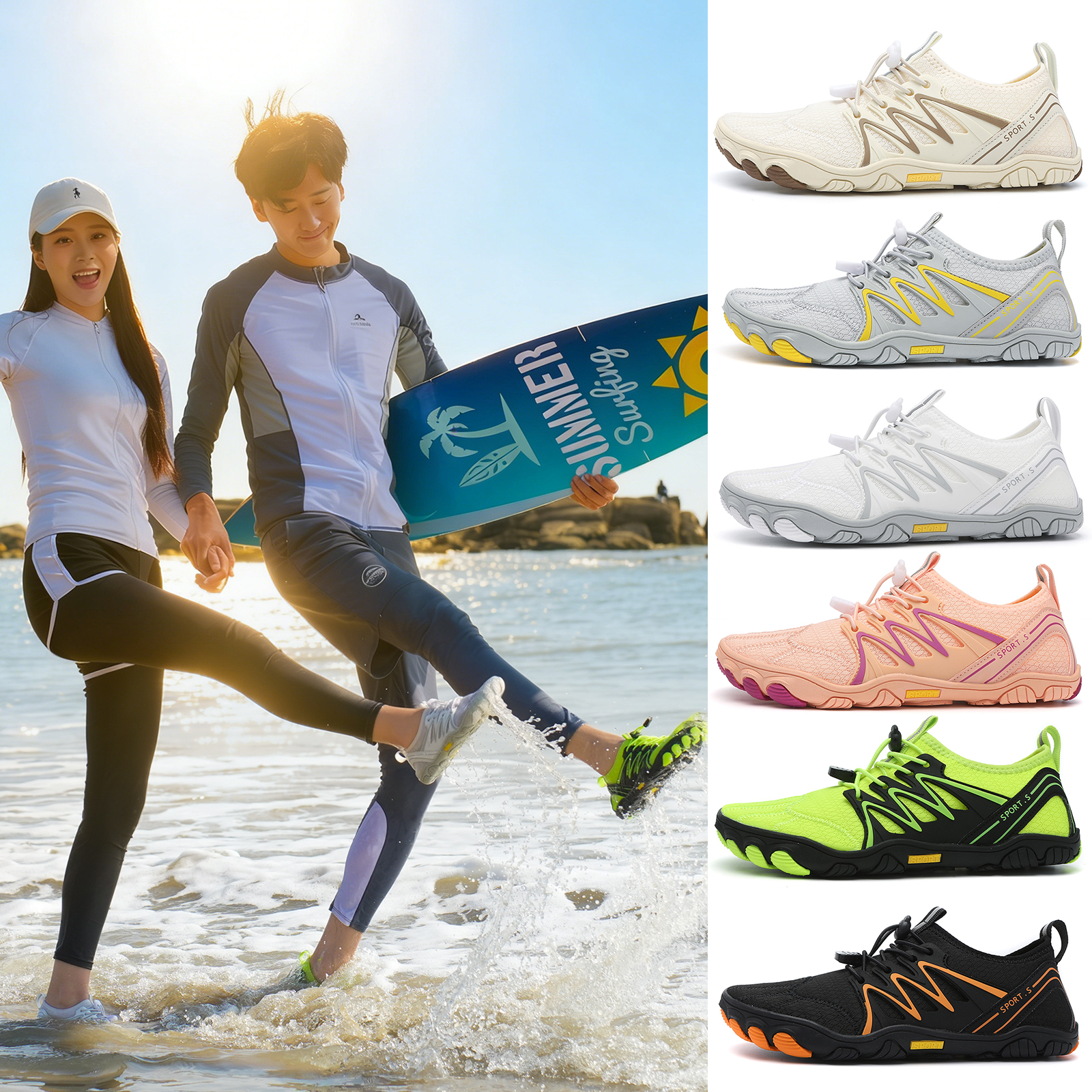 Unisex Water Shoes Men Women Q - đánh giá và giá Milanaise Mesh Band