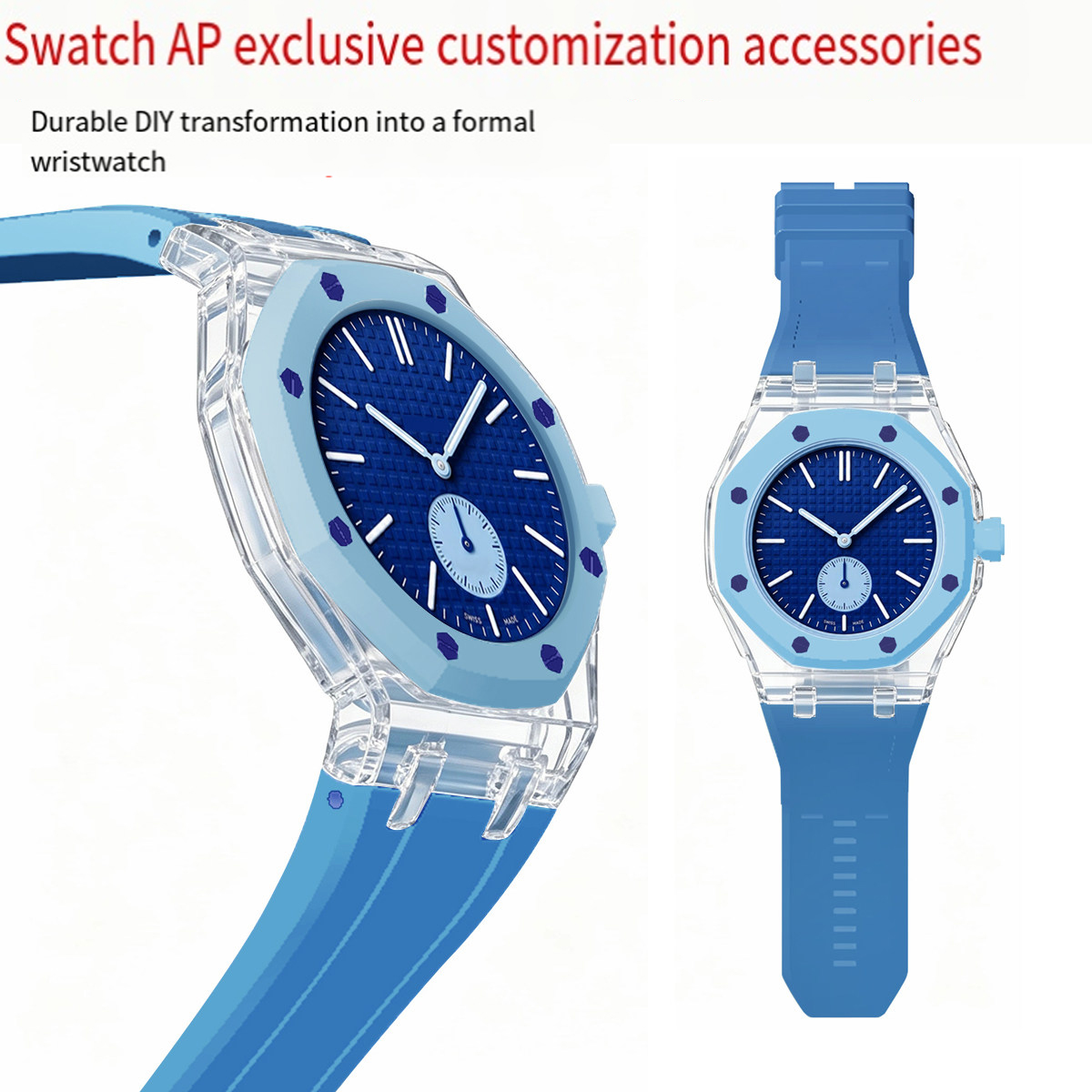 For AP Swatch Co branded Modif - đánh giá và giá Silicone Band Replacement