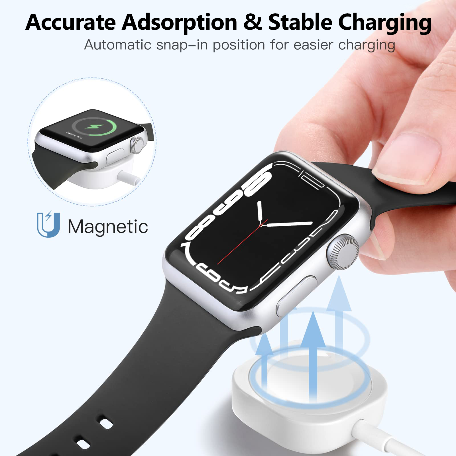 2 in 1 Magnetic Wireless USB A - đánh giá và giá Watch Charger Cable