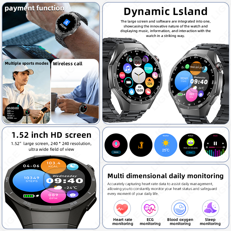 2026 New Bluetooth Call Men Sm - đánh giá và giá Smartwatch Custom