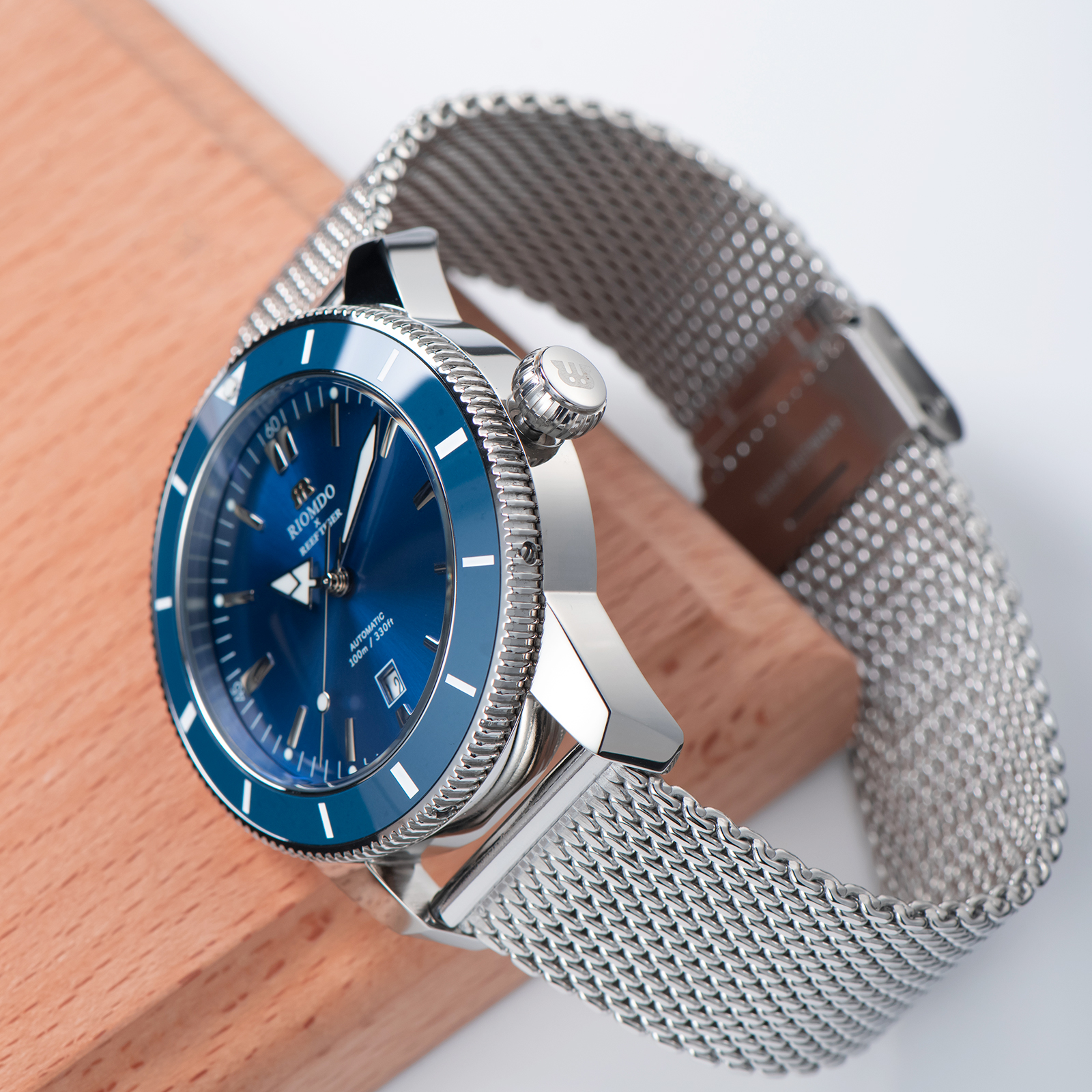 RIOMDO&RF Luxury Brand Men's A - đánh giá và giá Stainless Mesh Band