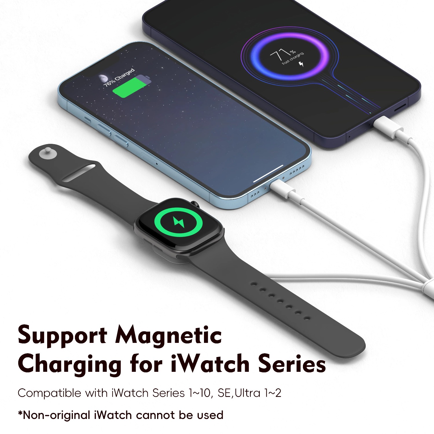 3 in 1  Magnetic Watch Charger - đánh giá và giá Watch Charger Cable