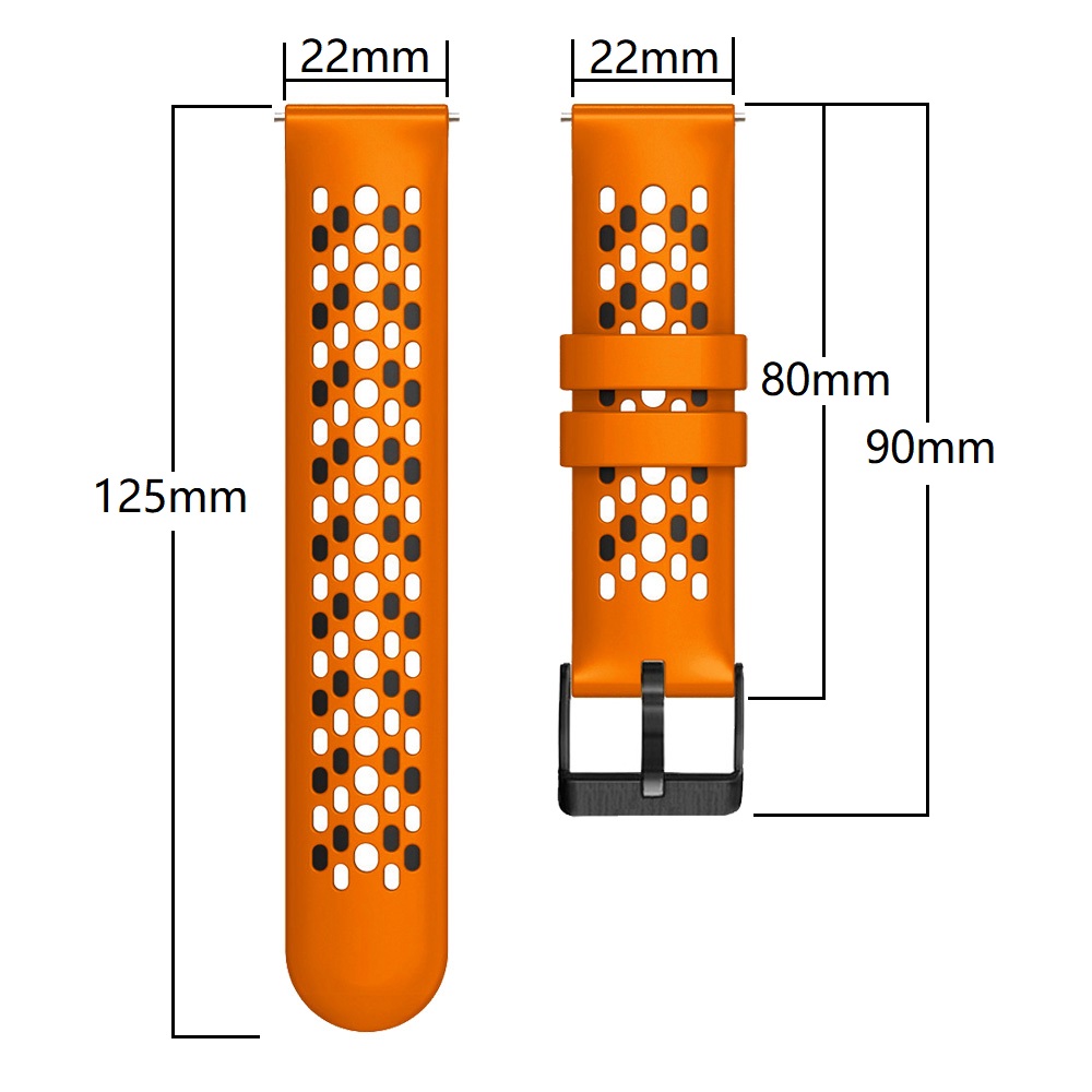 Breathable Silicone Watchband  - đánh giá và giá Xiaomi Smartwatch S3 Accessories