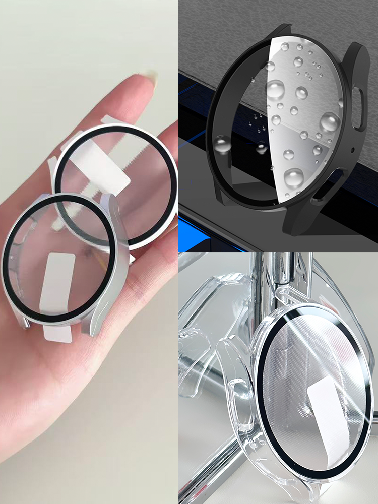 Tempered Glass+PC Case for Sam - đánh giá và giá Samsung Smartwatch Accessories