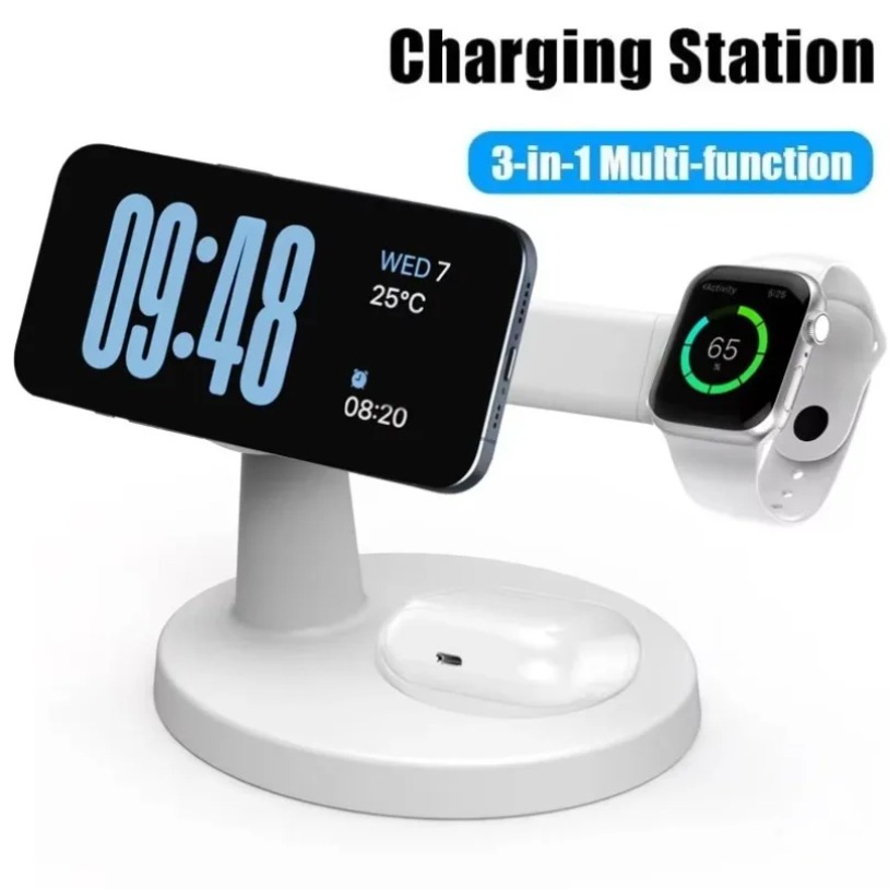 Wireless 3 In 1 Magnetic Charg - đánh giá và giá Watch Charger Cable
