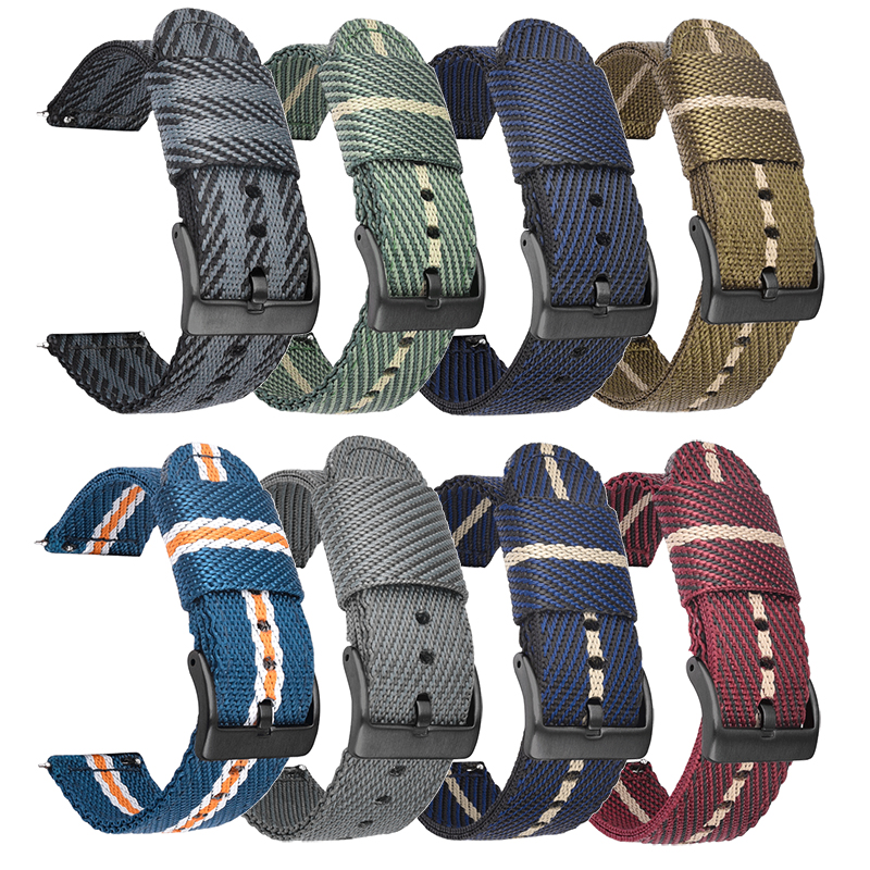 Woven Nylon Strap 18mm 20mm 22 - đánh giá và giá Nylon Nato Strap