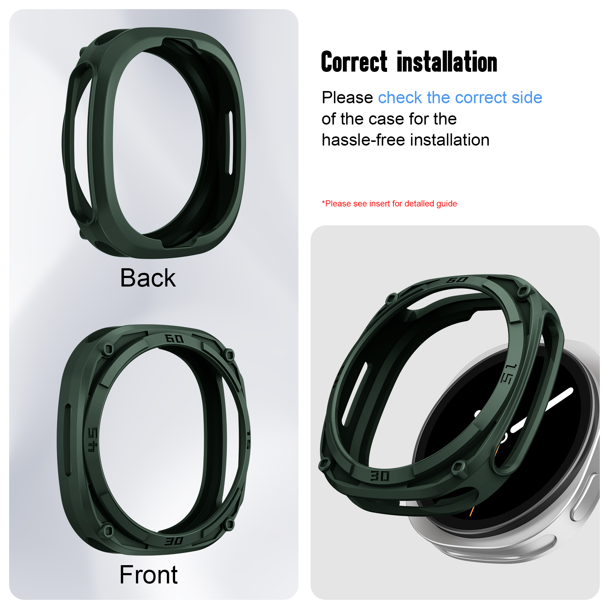 Rugged Bezel Case for Samsung  - đánh giá và giá Samsung Smartwatch Accessories