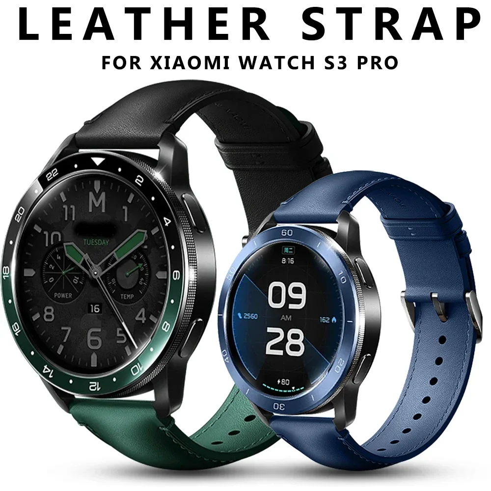 22MM Original Leather Strap fo - đánh giá và giá Xiaomi Smartwatch S3 Accessories