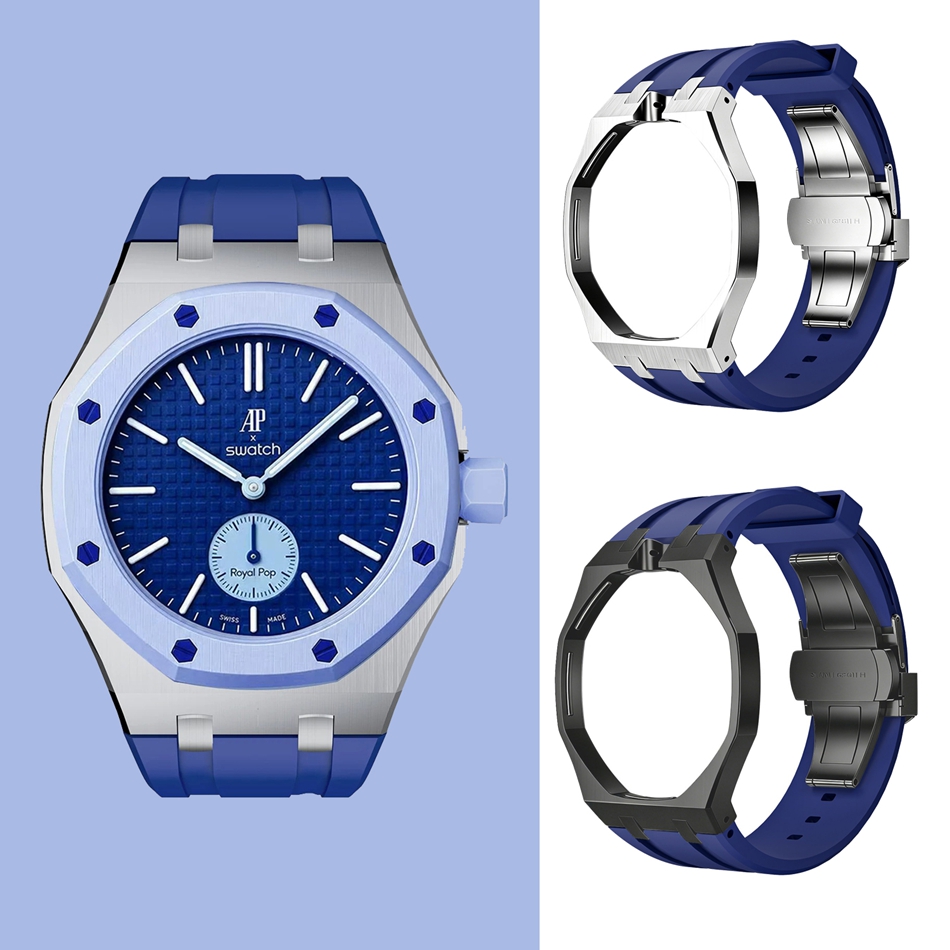 One-Piece Stainless Steel Case - đánh giá và giá Silicone Band Replacement